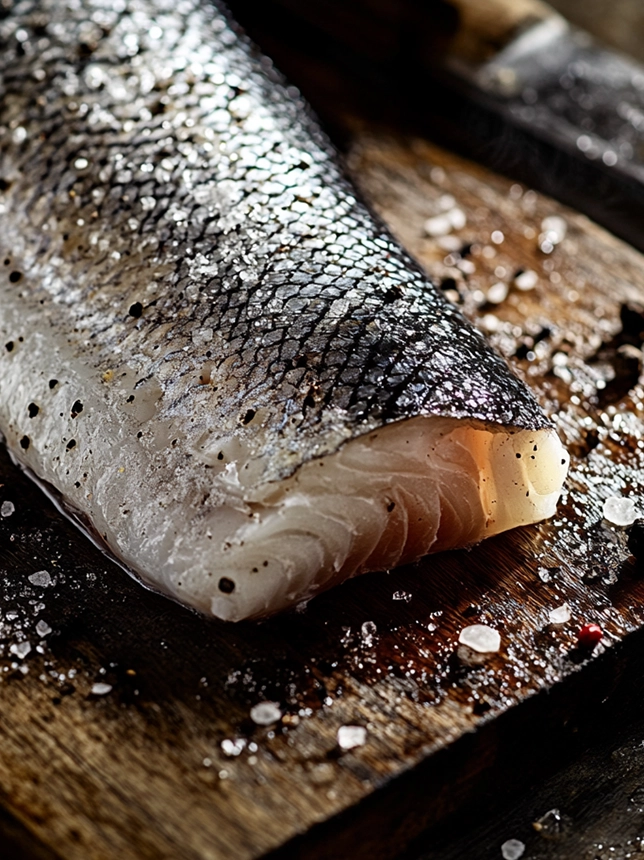 vers gesneden dorade filet voor de horeca